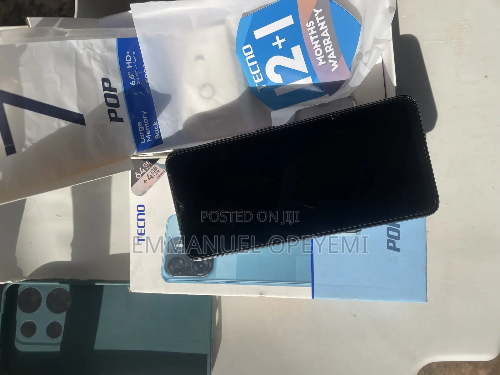 Tecno Pop 7 64 GB Blue