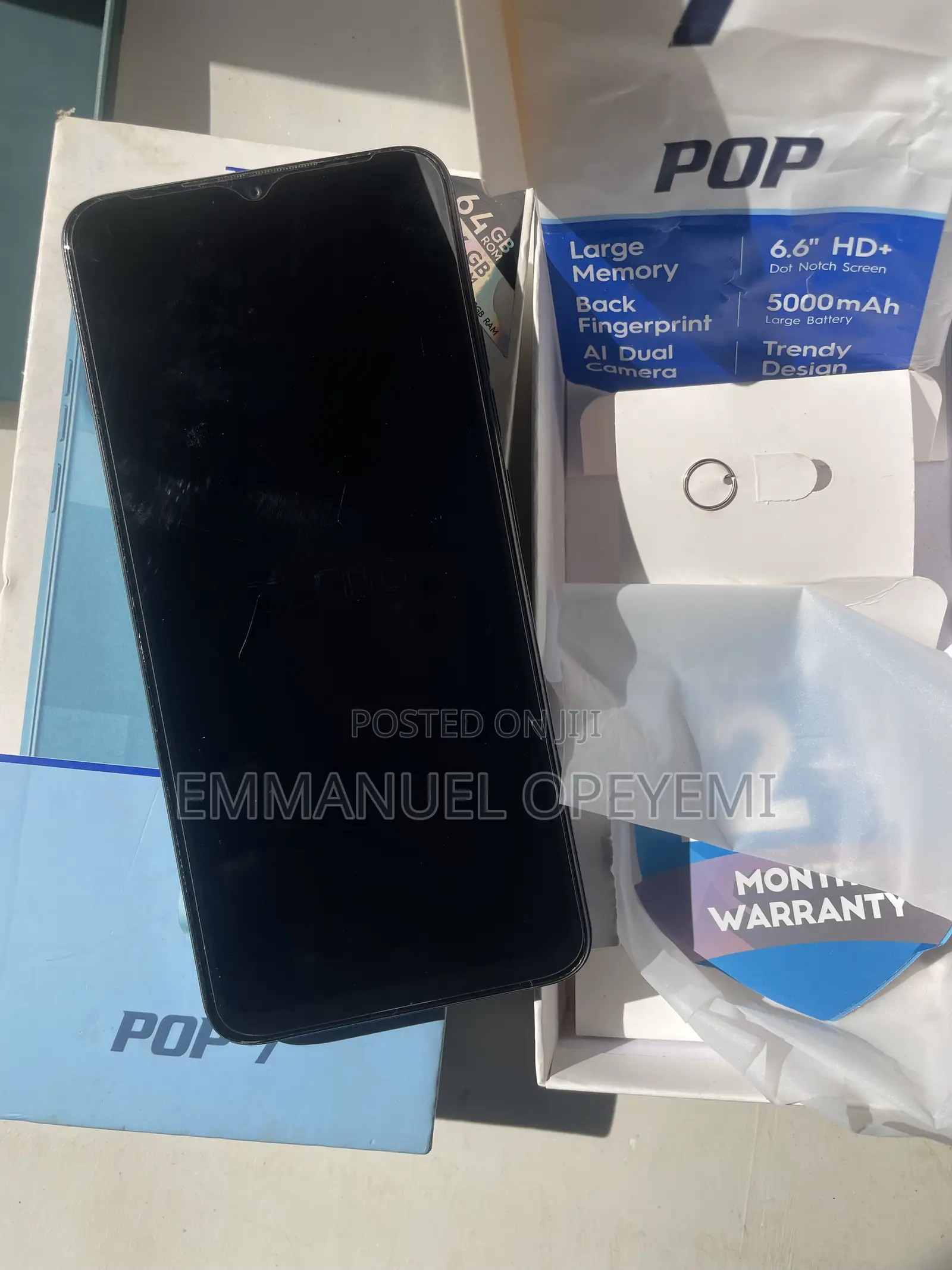 Tecno Pop 7 64 GB Blue
