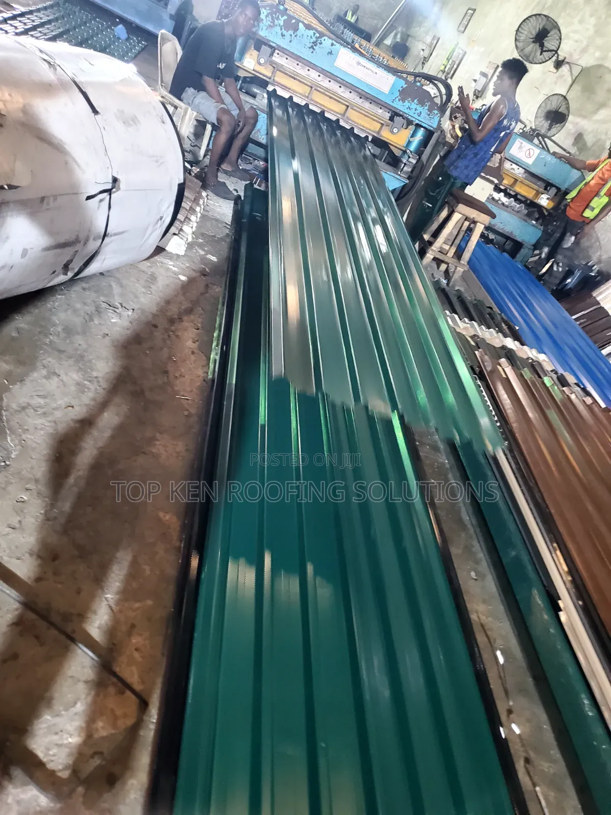 0.55mm Thickness Longspan Sheet Green