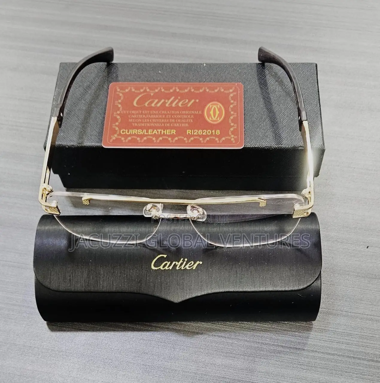Cartier-Style Luxury Eyeglasses