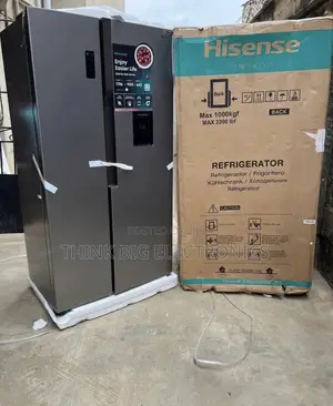 Brand New Hisense 519l Side-by-Side Refrigerator (Inverter)