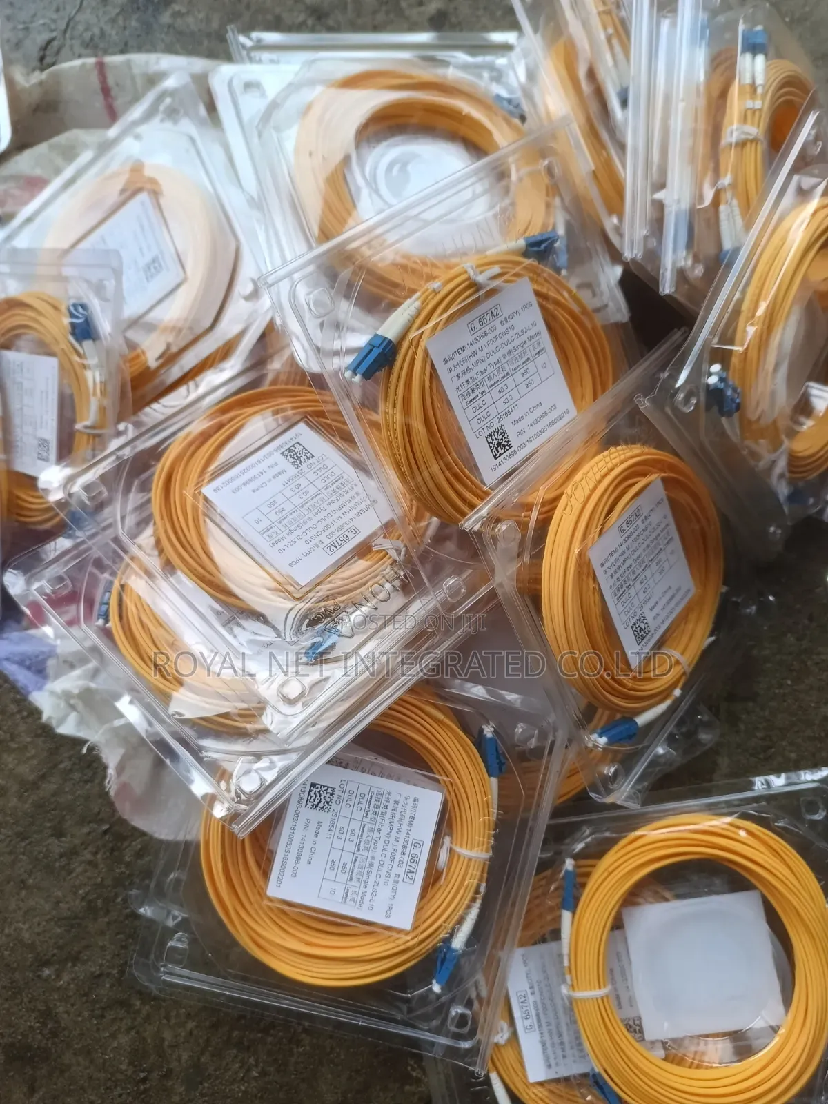 Fibre Duplex Patch Cord Lc-Lc Single Mode 10m