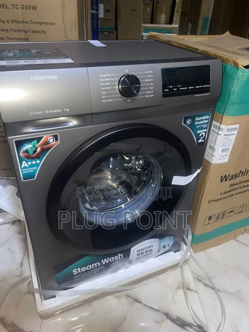 Hisense 7kg Front Load Washer – Quiet Operation Fast Drying