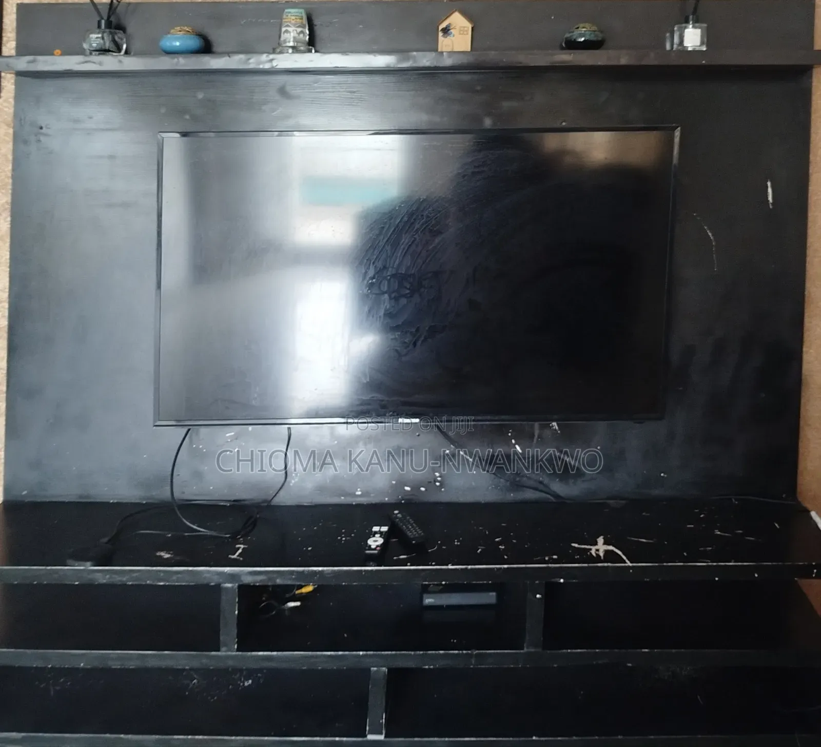 Dark Brown TV Console