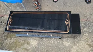 TV Console Black/Tampered Glass