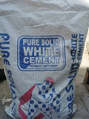 Pure Solid White Cement