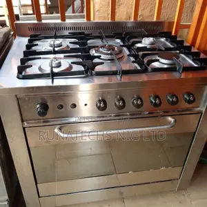 Ariston Industrial 60x90 5-Burner Gas – Heavy Duty Cooking Range