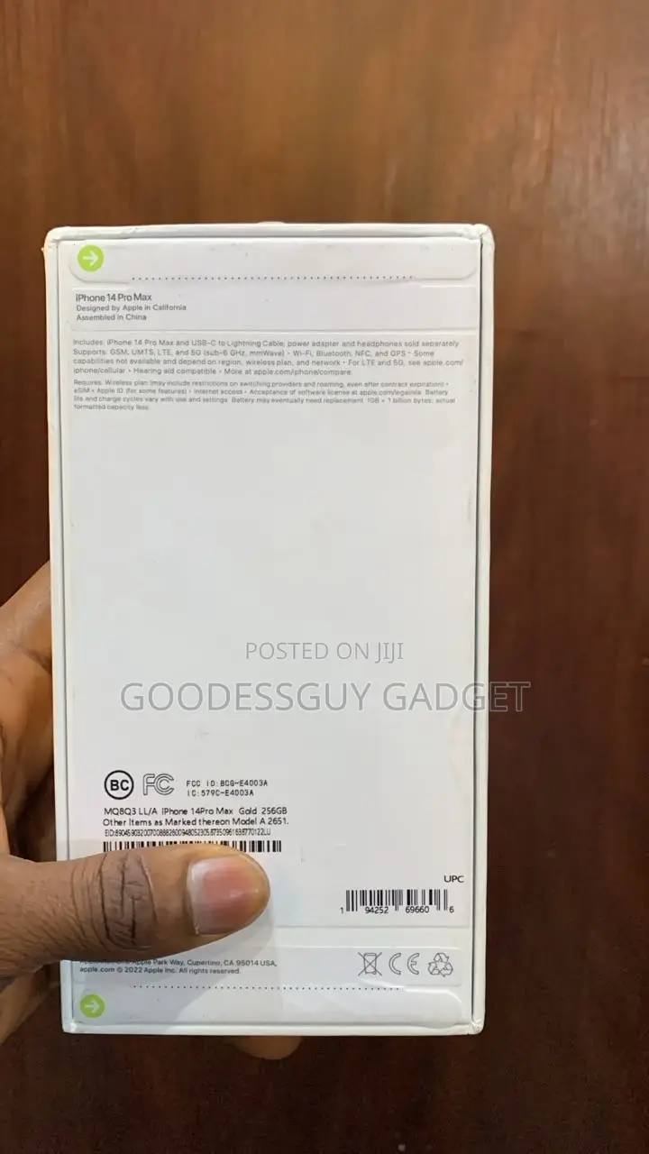 New Apple iPhone 14 Pro Max 256 GB Gold