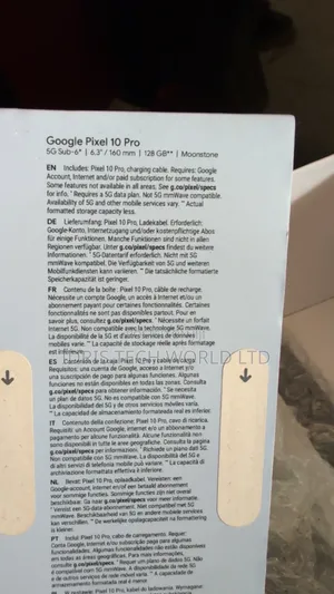 New Google Pixel 10 Pro 128 GB Black