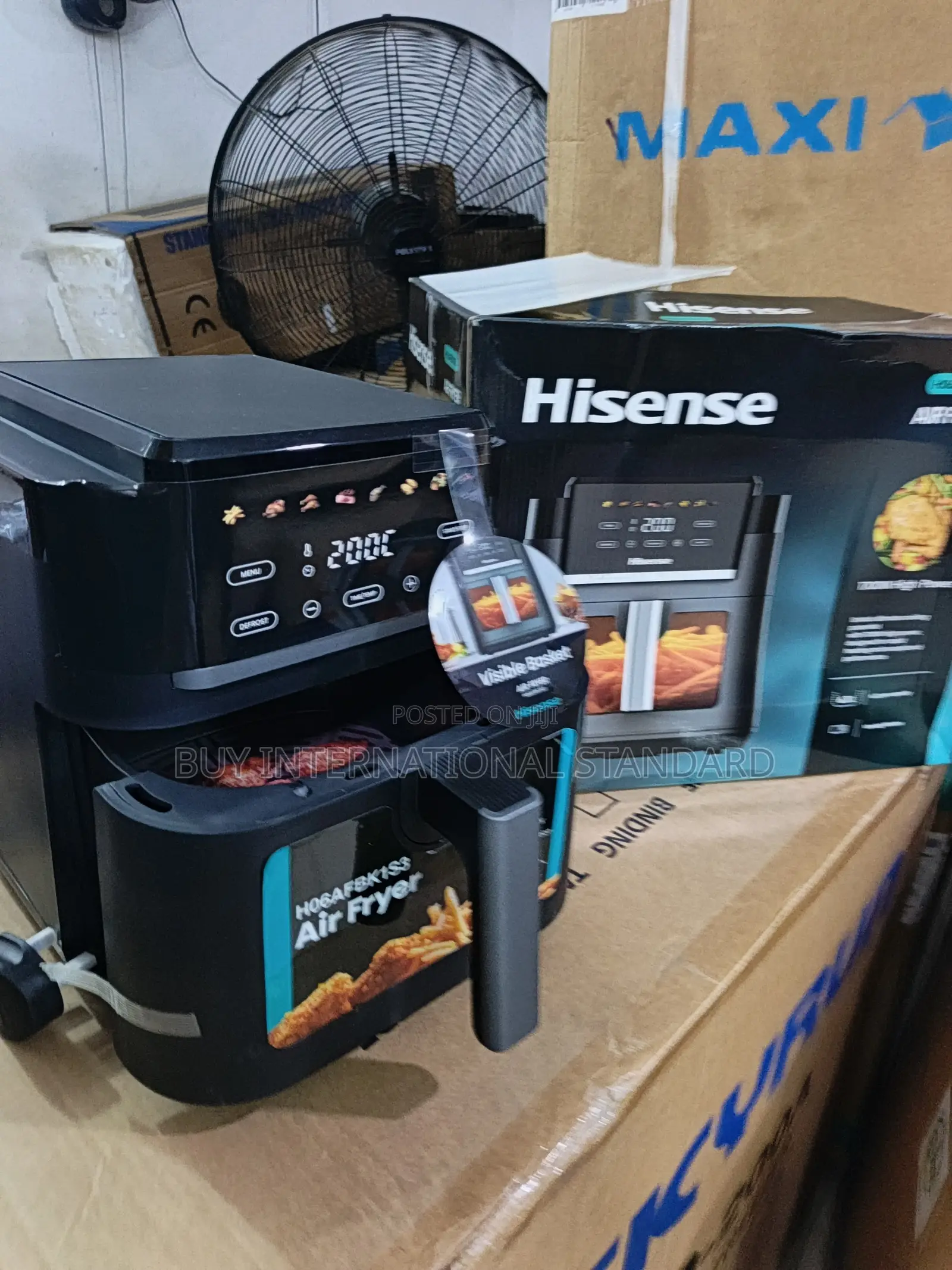 Hisense 6.3L Air Fryer H06AFBKLS3 Compact Home Kitchen