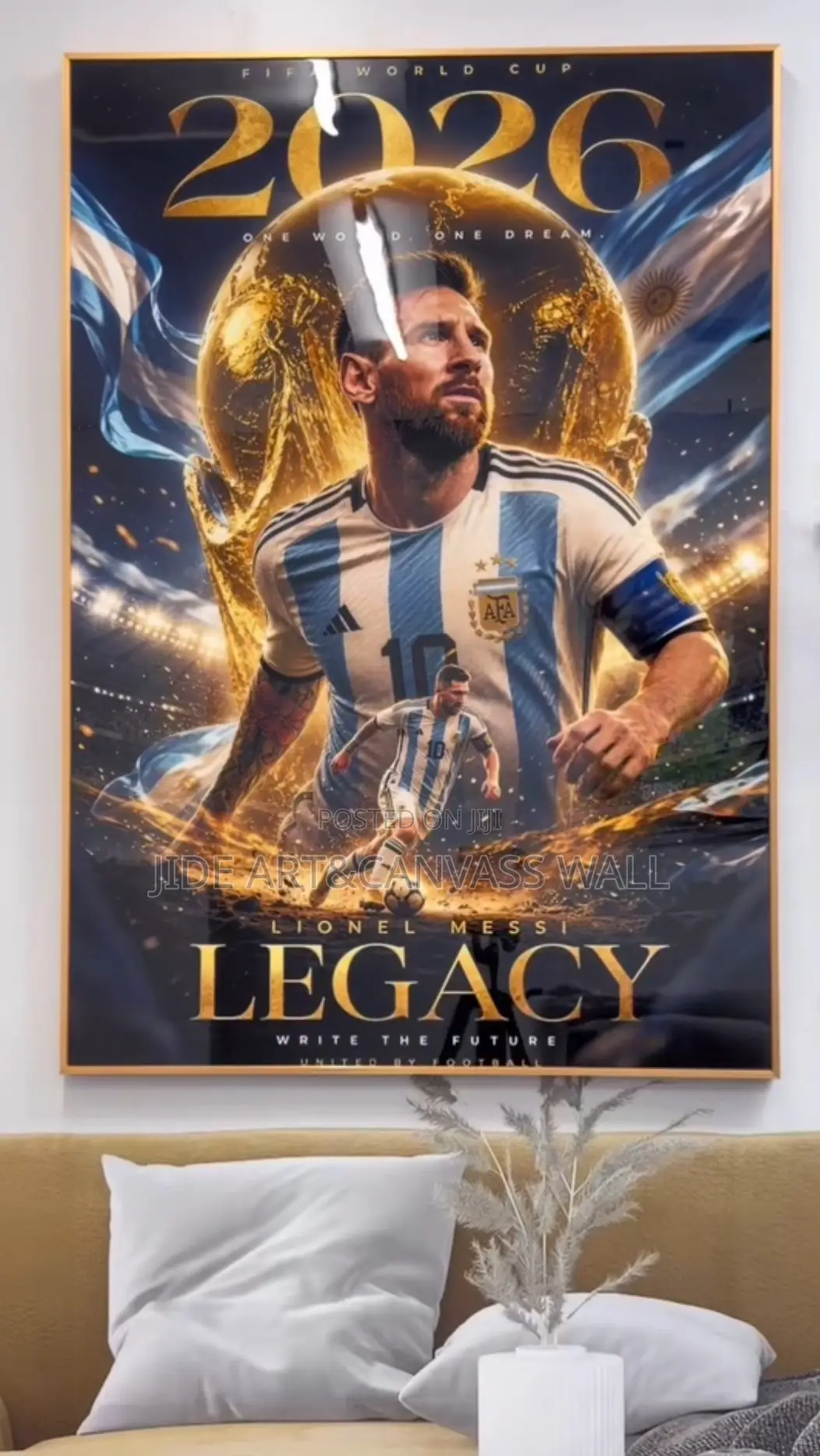 Messi’s Acrylic Wall Art Interior Decor