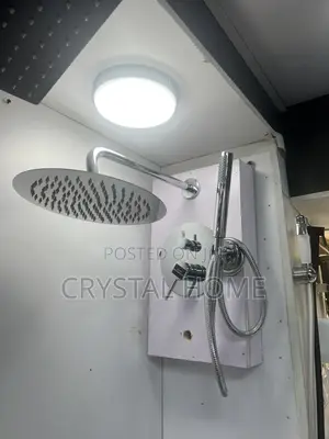 Round Rose Conduit Shower Stainless