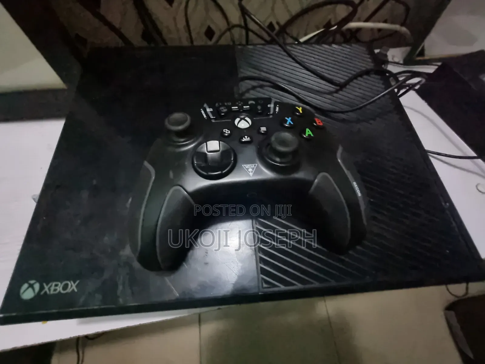 Box One Console With Games and One Wired Controller