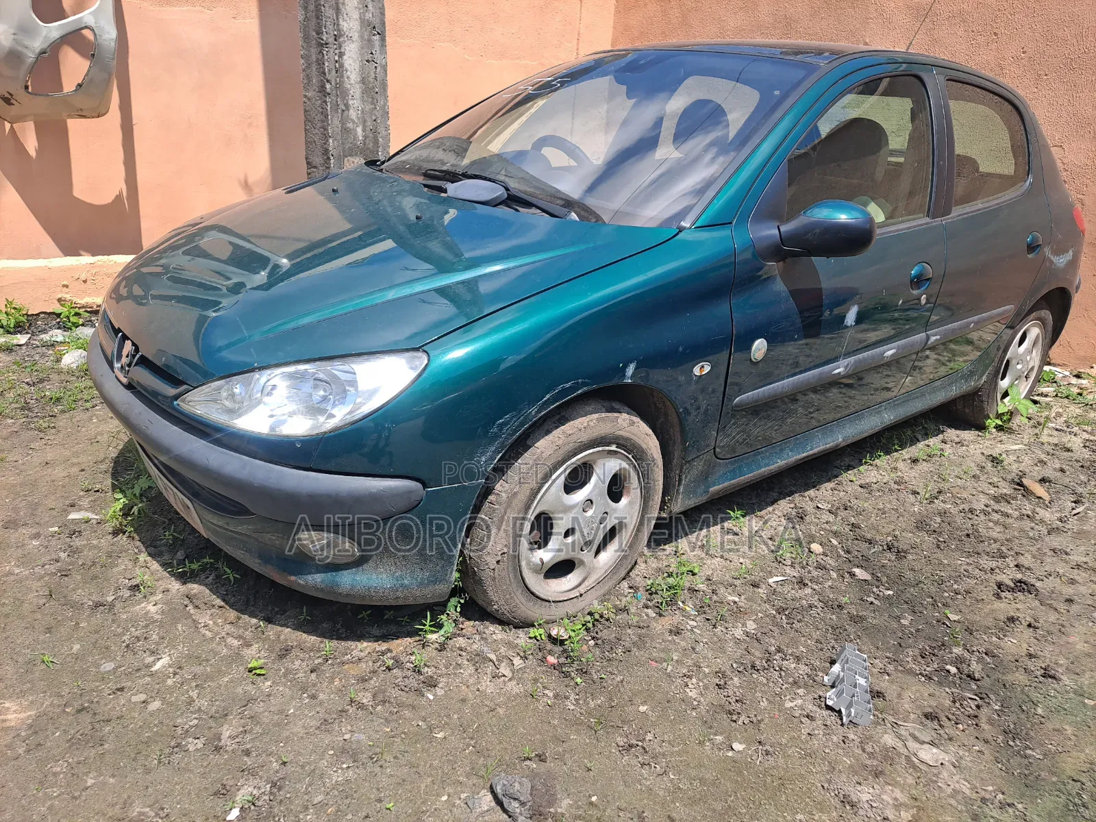 Peugeot 206 CC 2004 Green