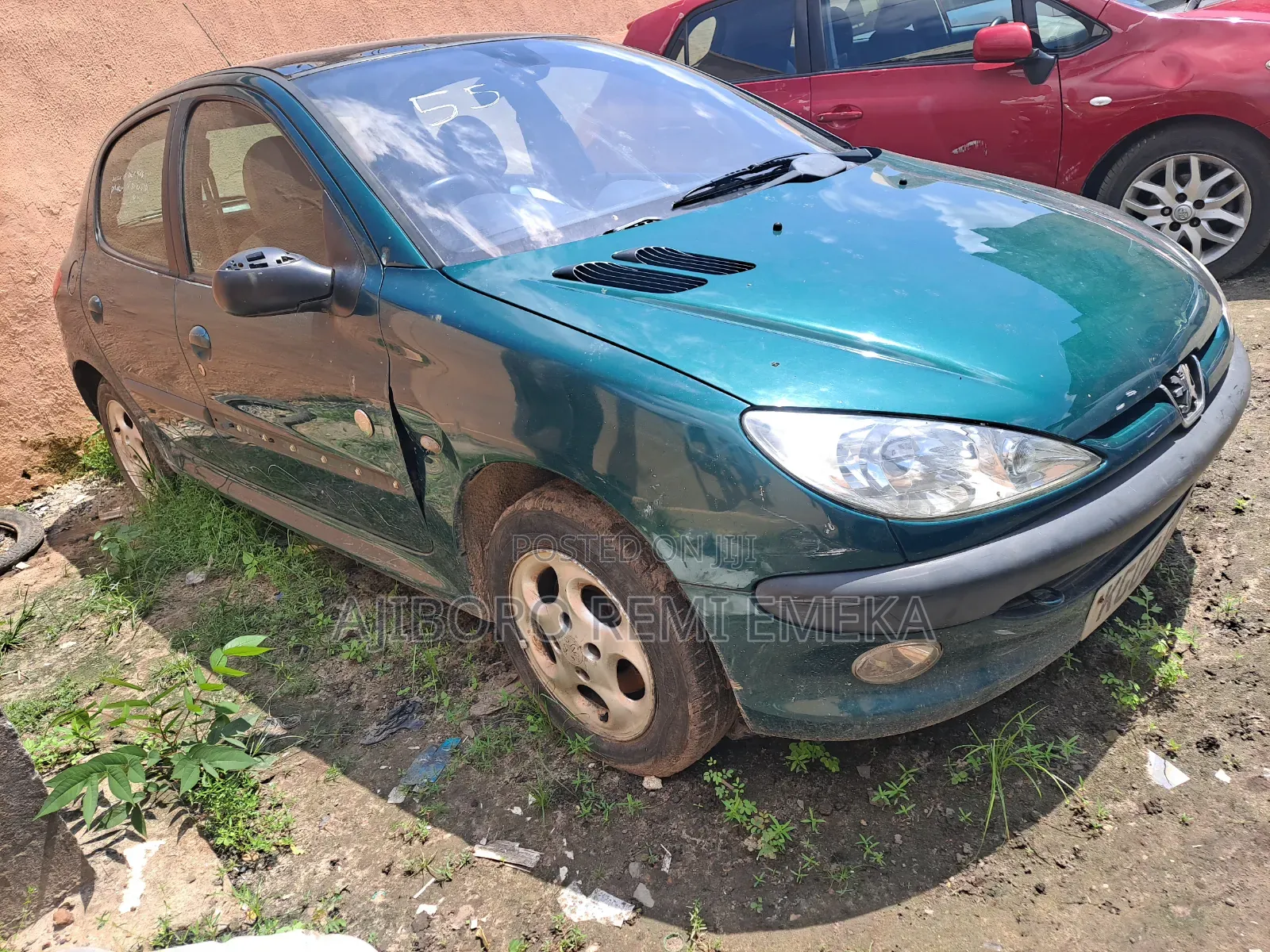 Peugeot 206 CC 2004 Green