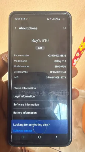 Samsung Galaxy S10 128 GB Black