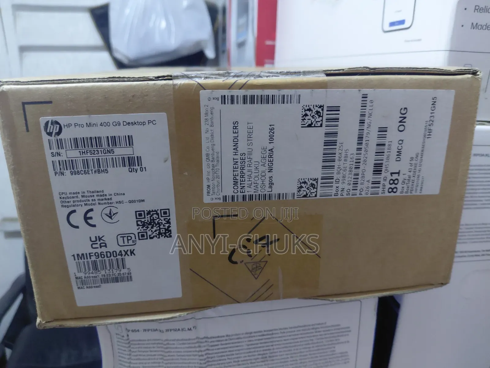 New Desktop Computer HP Pro 400 G9 16GB Intel Core i7 SSD 512GB