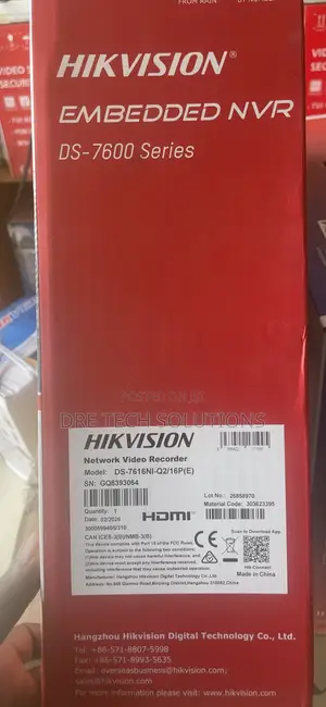 Hikvision 16ch NVR With Poe