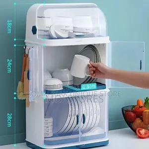 Big 3 Layer Plate Rack With Cover