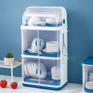 Big 3 Layer Plate Rack With Cover