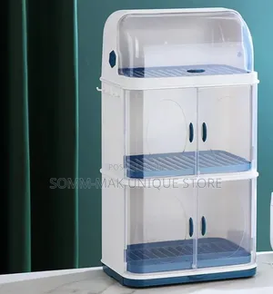 Big 3 Layer Plate Rack With Cover