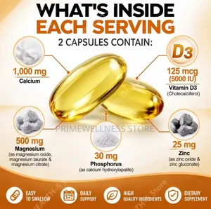 Calcium+ Magnesium + Zinc + D3