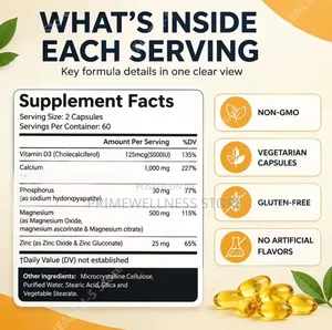 Calcium+ Magnesium + Zinc + D3