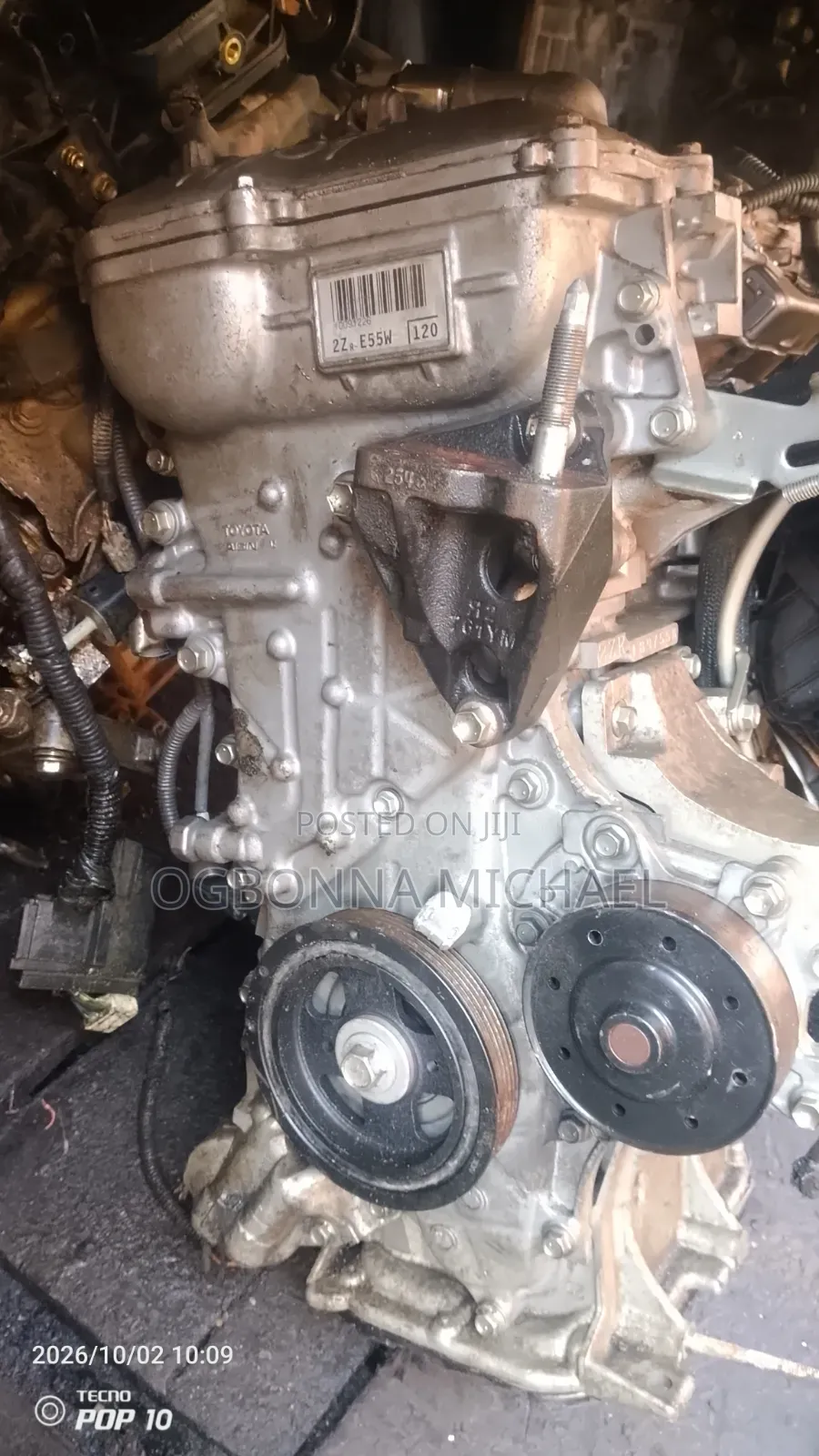 Engine 2zr Corolla 2012