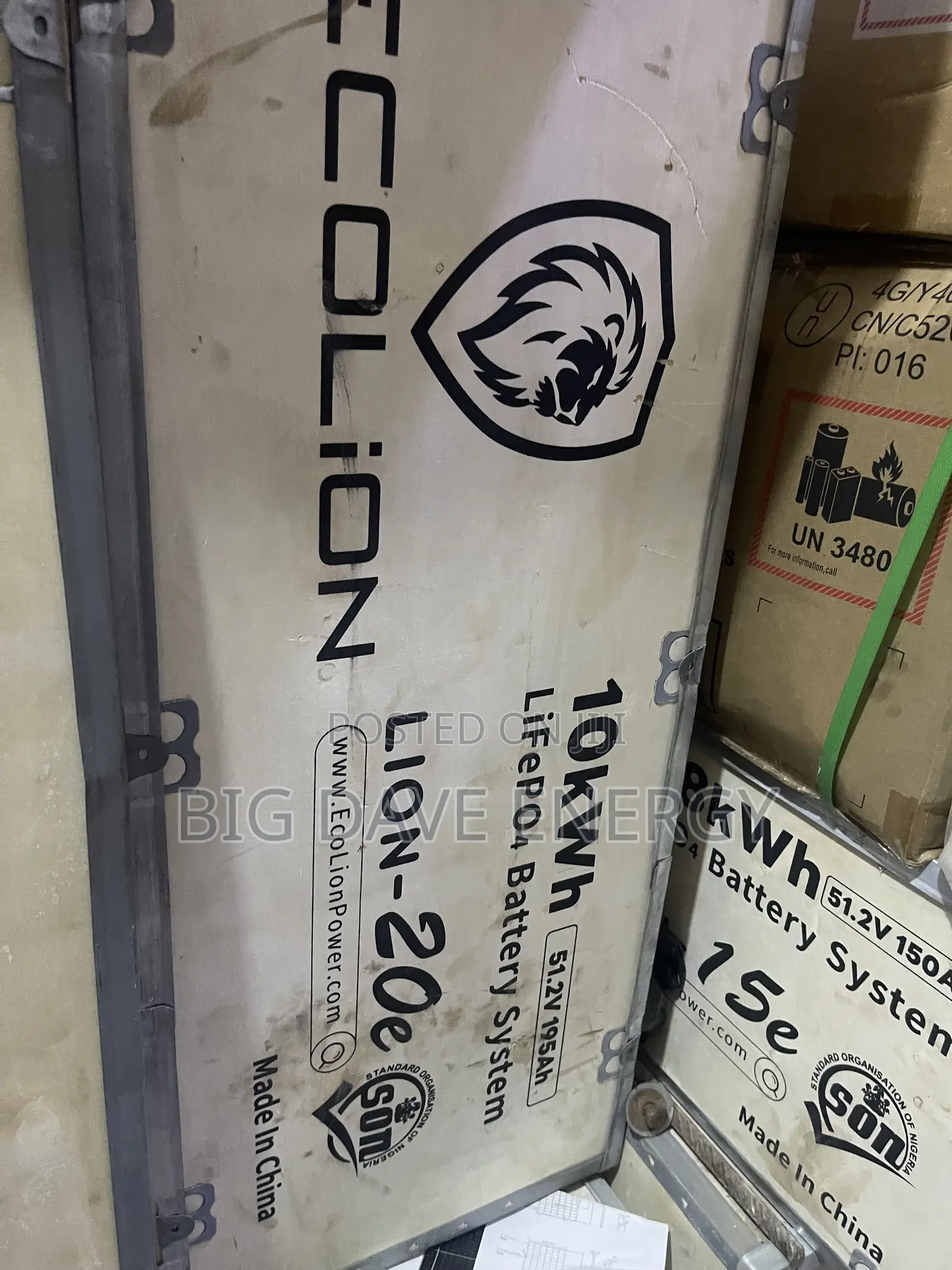 10kw 51.2v ECOLION Lithium Batteries