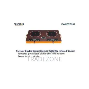 Polystar Double Burner Infrared Cooker | PV-HBTG201