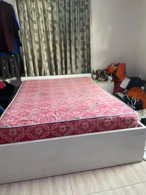 4 by 7 Bed and Mattress (Normal Foam)