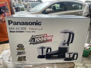 Panasonic Mixer & Grinder Blender With 3 Jar - 1000W - Mxac300