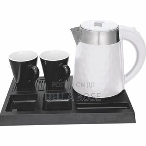 Hotel Guest Room Kettle Tray and Cups