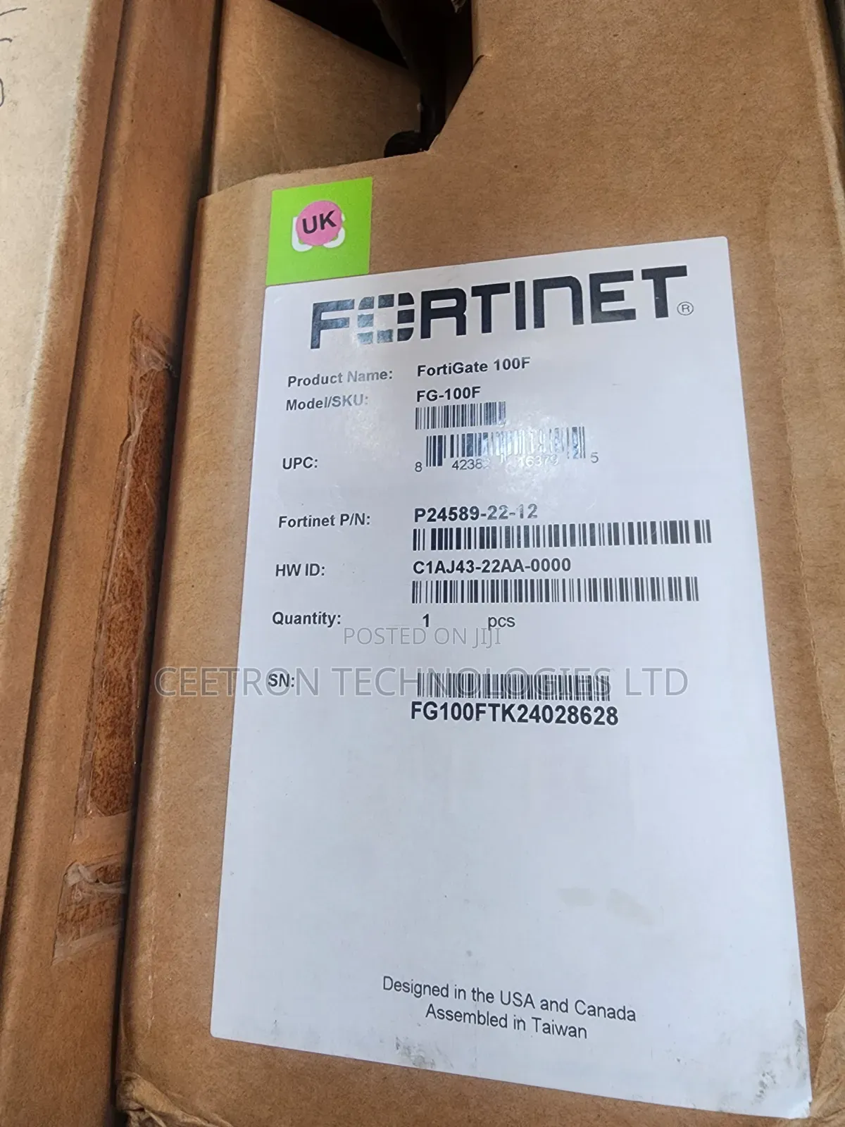 Fortigate 100f Firewall