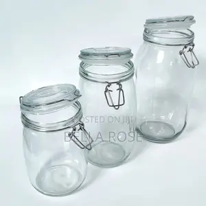 Glass Airtight Jars (1.5L, 1L, 750ml)