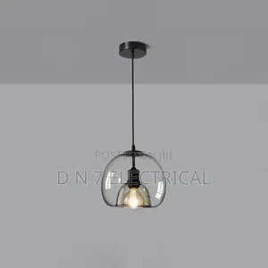Modern Clear Glass Pendant Light