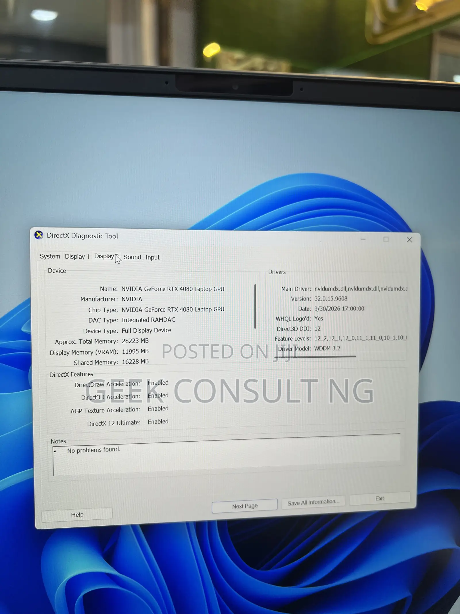 Laptop Alienware M16 R1 32GB Intel Core i9 SSD 1T