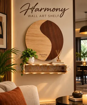 Harmony Wall Art With Floating Shelf