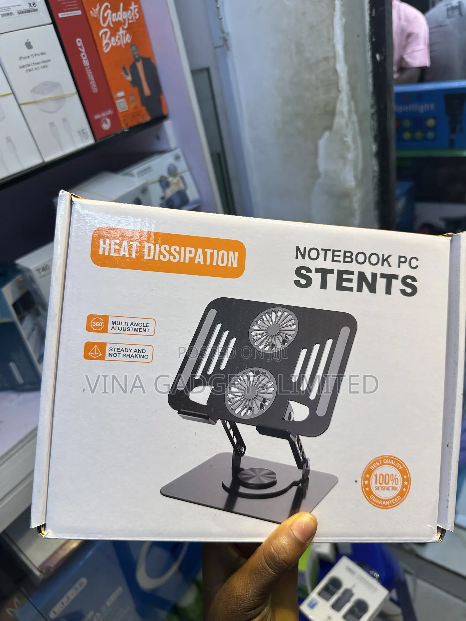 Laptop Stand 360 With Fan