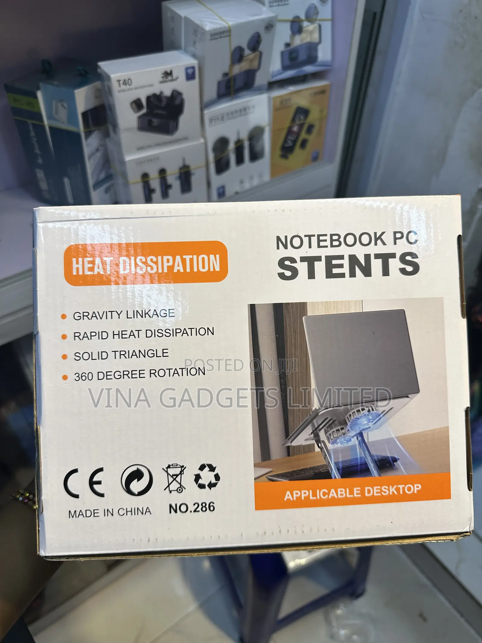Laptop Stand 360 With Fan