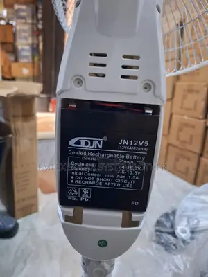 16 Inches Solar Rechargeable Standing Fan