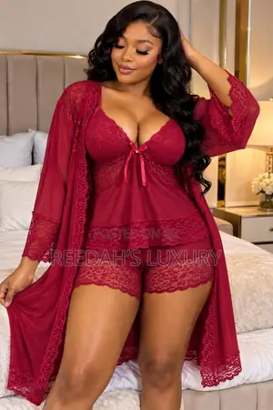 Amour 3-in-1 Sheer Robe Set