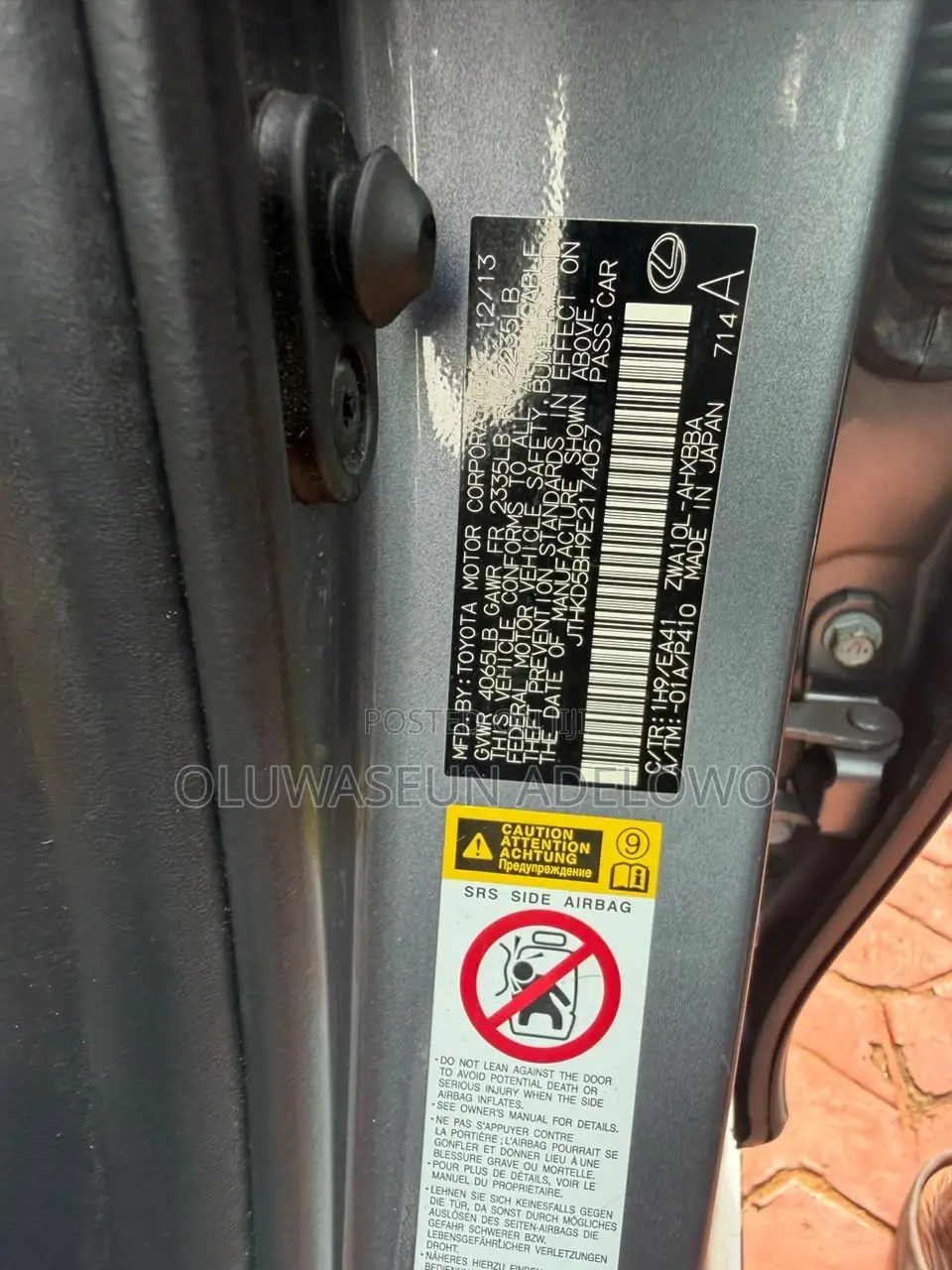Lexus CT Base 2013 Gray