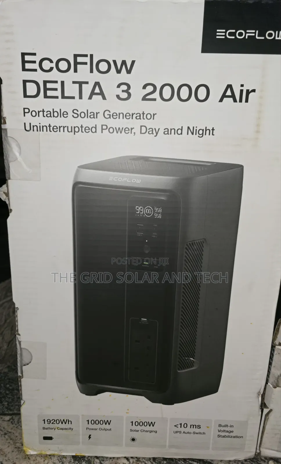 ​EcoFlow Delta 3 2000 Air + 650W Solar Panel