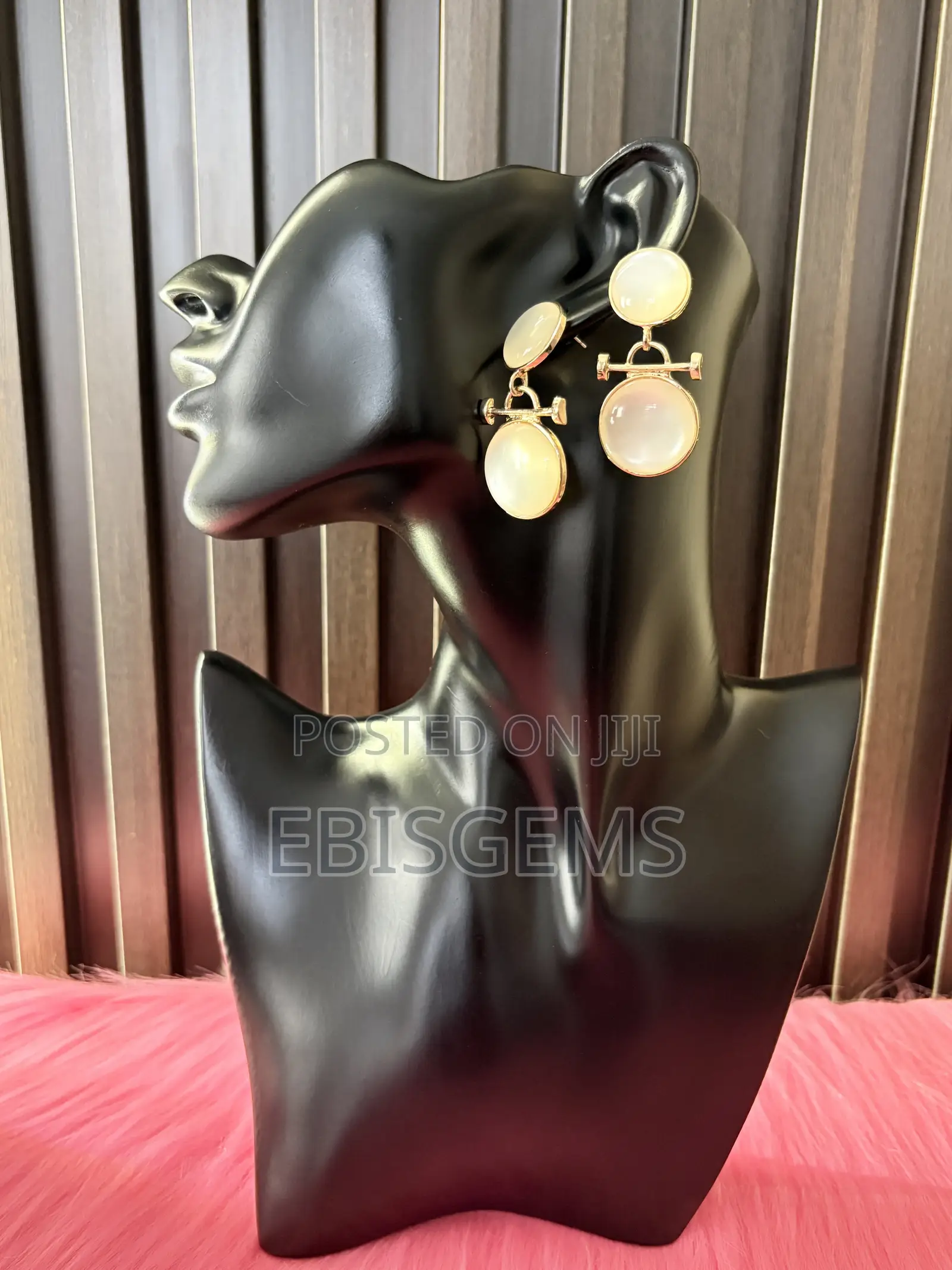 Cream Elegant Earrings