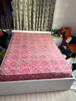 Neatly Used Curtains 4sets 2 Piece Per Window and Rails