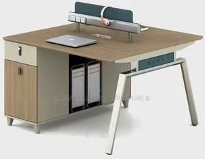 Quality 2-Seater Workstation Desk, With Storage Power Hub
