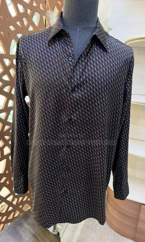 *Original Ysl Pure Silk Shirt Available in Store  M — XXL