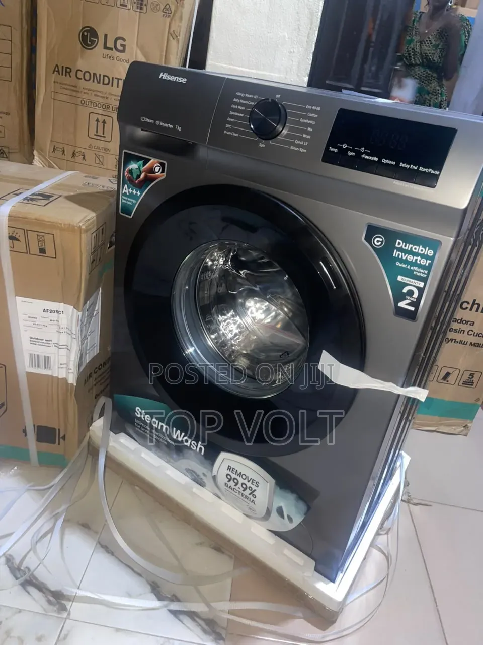 Hisense 7KG Front Load Washer With Multiple Programs