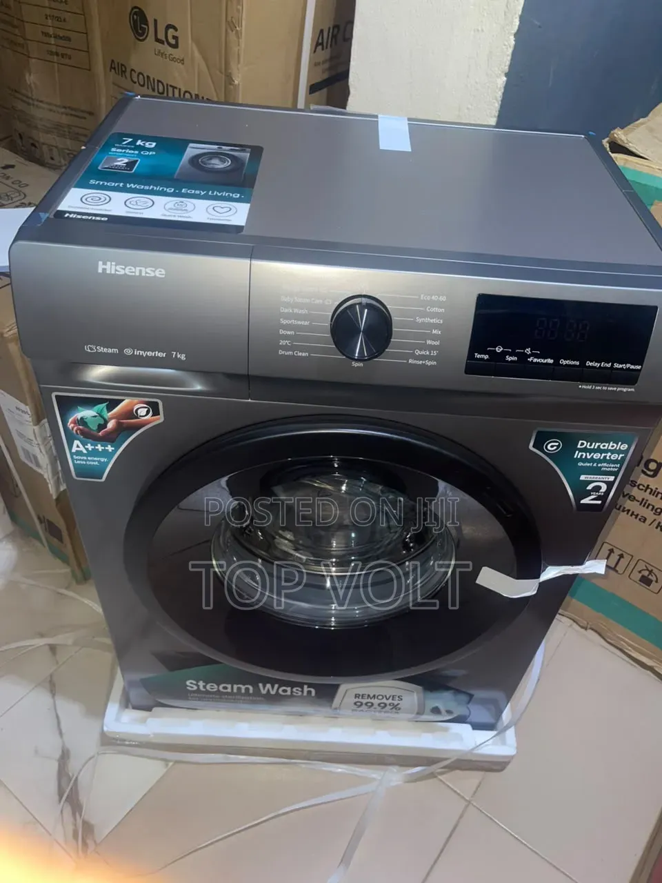 Hisense 7KG Front Load Washer With Multiple Programs